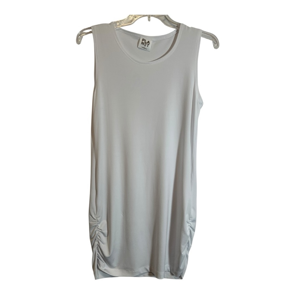 Planet by Lauren G Matte Jersey Ruche Tank Size 1 (4-8)